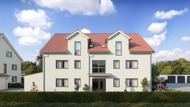 Exklusive lichtdurchflutete Eigentumswohnung mit Terrasse und Garten - Haus 2, Wohnung 7